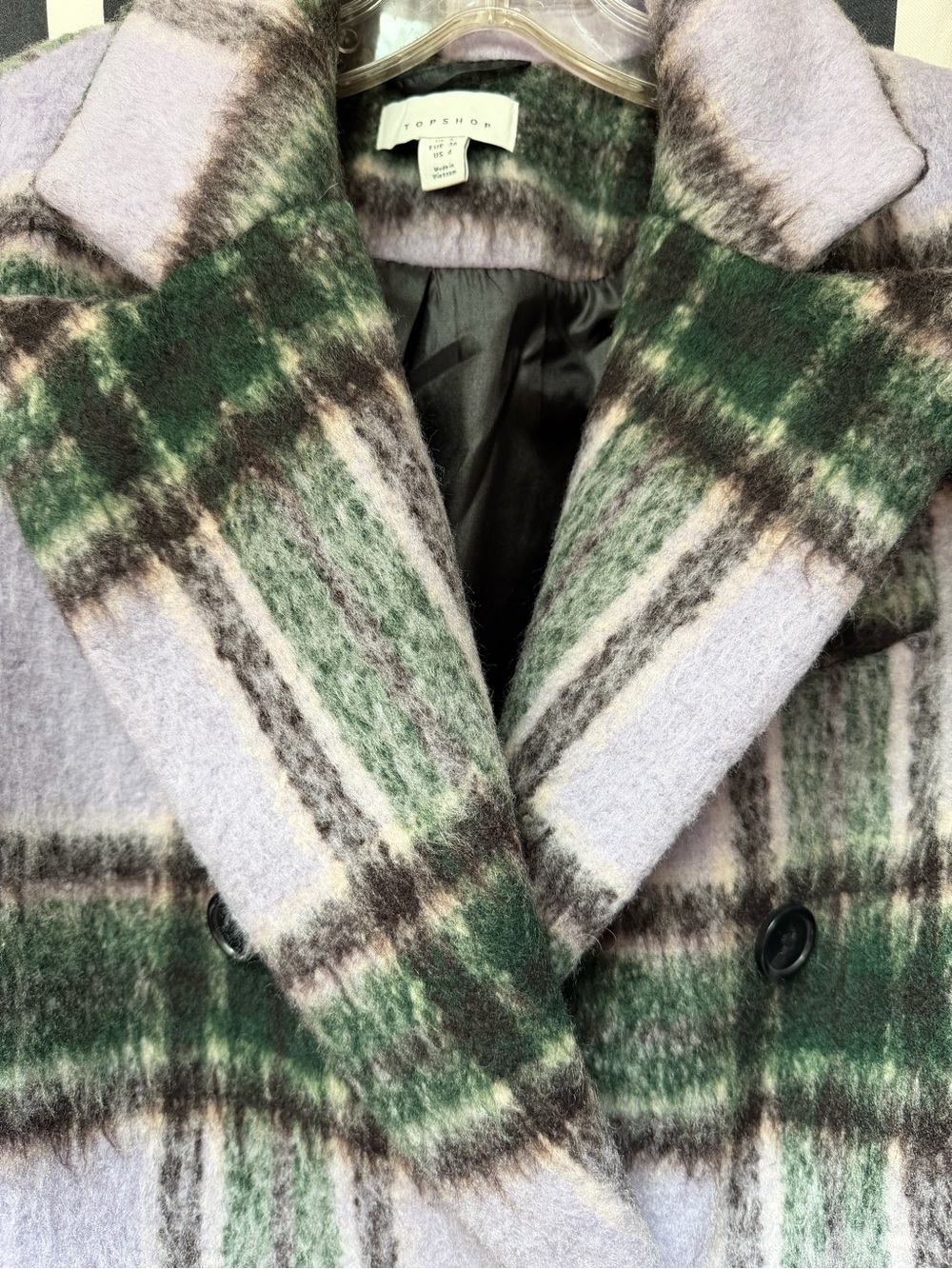 Double Breasted Coat TopShop - Picture 4 of 5